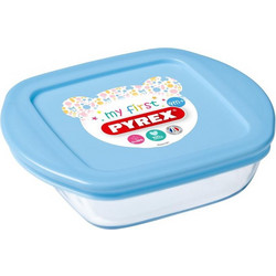 Pyrex Γυάλινο Δοχείο Φαγητού My First Pyrex Μπλε