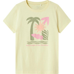 Name It Παιδικό T-Shirt Κοντομάνικο Κίτρινο 13242182-