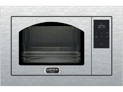 Lofra FMRS6TMECHROME Εντοιχιζόμενος Φούρνος Μικροκυμάτων με Grill 20lt Inox