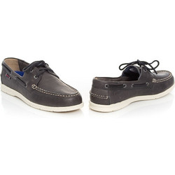 Sebago Ανδρικά Μοκασίνια Boat Shoes Δερμάτινα Μαύρα L7000070-901R