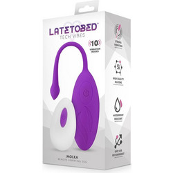 Latetobed Molka Vibrating Egg Δονητής Egg για Ζευγάρια με Τηλεχειριστήριο Μωβ