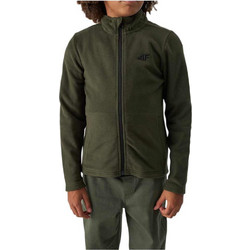 4F Παιδική Ζακέτα Fleece με Φερμουάρ Χακί 4FJWMM00TFLEM245-43S