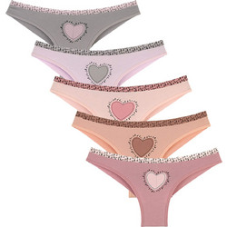 Donella Heart Βαμβακερά Γυναικεία Brazil Multipack 4071DK