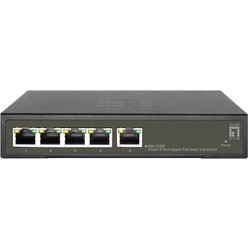 LevelOne GES-2105P Managed L2 Switch με 4 Θύρες Ethernet 1000Mbps και 1 SFP θύρα