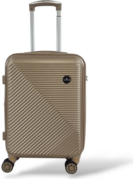 Playbags Collection PS705C Βαλίτσα Καμπίνας 55x40x20cm με 4 Ρόδες Χρυσή