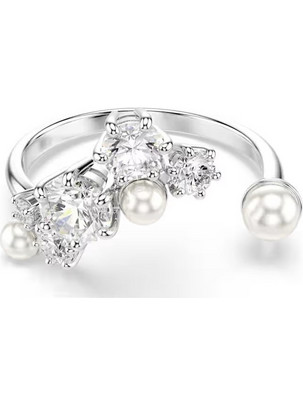 Swarovski Constella Γυναικείο Δαχτυλίδι με Ζιργκόν & Πέρλα 5705599