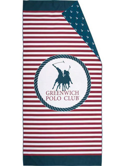 Greenwich Polo Club 4027 Πετσέτα Θαλάσσης Microfiber Navy Μπλε 80x170cm