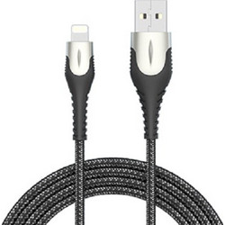 Xipin LX52 Braided USB-A to Lightning Cable 1.2m Black