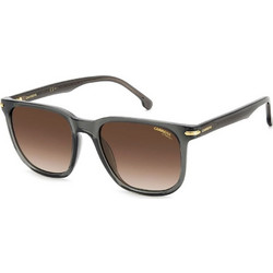 Carrera CA300S 3KB7HA Ανδρικά Γυαλιά Ηλίου Τετράγωνα Κοκάλινα Γκρι με Καφέ Degradee Φακό