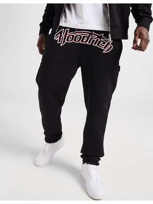 Hoodrich Galaxy Ανδρικό Παντελόνι Φόρμας με Λάστιχο Μαύρο HR01250601