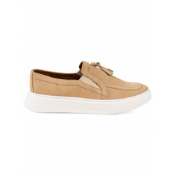 Northway Ανδρικά Μοκασίνια Loafers Καστόρινα Μπεζ 925