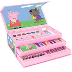 Peppa Pig Σετ Ζωγραφικής με Βαλιτσάκι 26x13.5x6cm 52τμχ 482784
