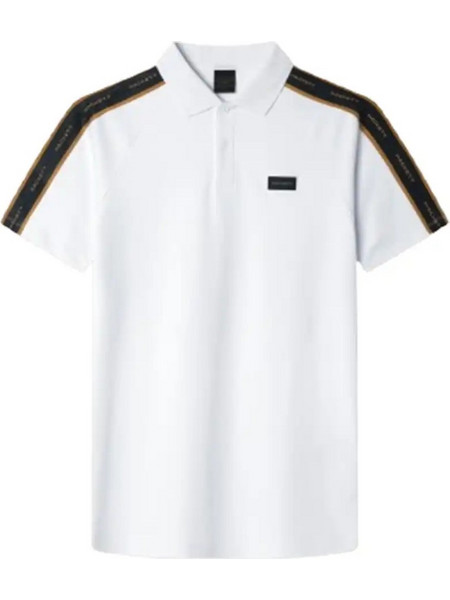 Hackett Ανδρική Μπλούζα Polo Κοντομάνικη Λευκή HM563406-800