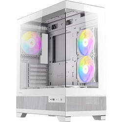 Antec CX700 ARGB White Midi Tower Κουτί Υπολογιστή RGB με Πλαϊνό Παράθυρο