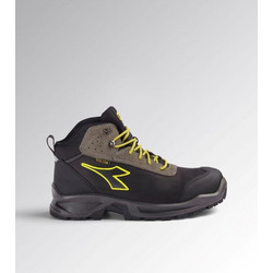 Diadora Sport Diatex Mid Μποτάκια Ασφαλείας S7S Αδιάβροχα Μαύρα Καφέ 18112001C2815