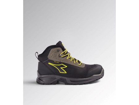Diadora Sport Diatex Mid Μποτάκια Ασφαλείας S7S Αδιάβροχα Μαύρα Καφέ 18112001C2815