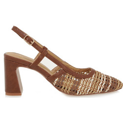 Exe Γόβες Slingback με Χοντρό Ψηλό Τακούνι Ταμπά U470V506472M