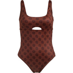 Roxy Ολόσωμο Μαγιό Floral Σοκολατί ERJX103725