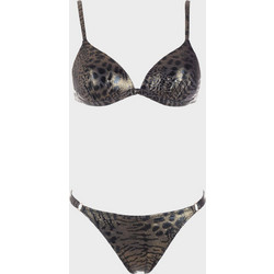 Gsecret Bikini Set Τριγωνάκι Animal Print Χακί C6241-32977