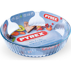 Pyrex Bake & Enjoy Πυρίμαχο Γυάλινο Σκεύος Στρογγυλό 26cm 2.1lt 15217