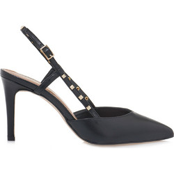 Exe Γόβες Slingback Δερμάτινες με Τακούνι Στιλέτο Μαύρες U416J8935002