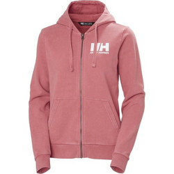 Helly Hansen Γυναικεία Ζακέτα Φούτερ Μακριά με Κουκούλα και Φερμουάρ Ροζ 34461-137