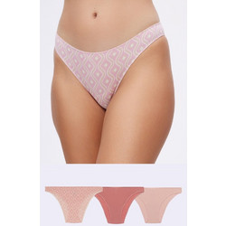 Minerva Γυναικεία Slip Ροζ 3Pack 90-81323-956