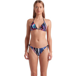 Arena Water Print Bikini Set Τριγωνάκι Μωβ Navy Μπλε 007085-501