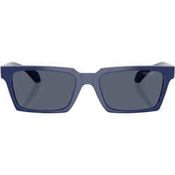 Versace VE4490U 545087 Ανδρικά Γυαλιά Ηλίου Τετράγωνα Κοκάλινα Μπλε με Μαύρο Φακό