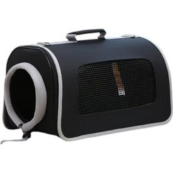 Τσάντα Μεταφοράς Σκύλου έως 6kg Μαύρη 43x26x25cm 550934