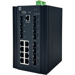 LevelOne IGX-2072 Managed L2 Switch με 8 Θύρες Ethernet 1000Mbps και 12 SFP θύρες