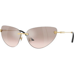 Versace VE2281 10028Z Γυναικεία Γυαλιά Ηλίου Cat Eye Μεταλλικά Χρυσά με Καφέ Φακό