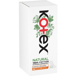 Kotex Natural Σερβιετάκια για Ελαφριά Ροή 2 Σταγόνες 40τμχ