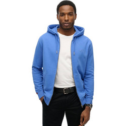 Superdry Ανδρική Ζακέτα Φούτερ με Κουκούλα και Φερμουάρ Royal Blue M2014128A-UZR
