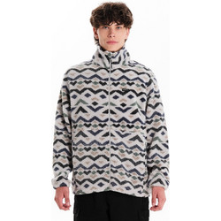 Basehit Ανδρική Ζακέτα Fleece με Φερμουάρ Μπεζ 242.BM290.17PR