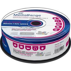 MediaRange MRPL512 Εγγράψιμα CD-R 52x Printable 700MB Cake Box 25τμχ