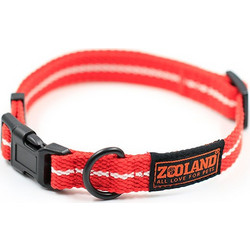 Zooland Webbing Κολάρο Σκύλου Κόκκινο 1.5x24-36cm