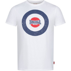 Lonsdale Trevose Ανδρικό Αθλητικό T-Shirt Λευκό 117661-7522
