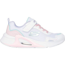Skechers Παιδικά Sneakers με Φωτάκια Λευκά Ροζ Λιλά 303894L-WMLT
