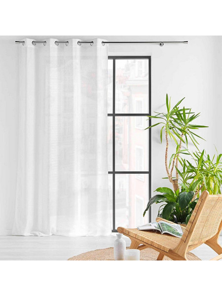 Spitishop Κουρτίνα Παραθύρου με Τρουκς 140x240 Louaine 1627652 White
