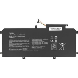 Mitsu BC/AS-UX305CA Συμβατή Μπαταρία Laptop για Asus ZenBook UX305C/UX305CA/UX305F/UX305FA/U305C/U305CA/U305F/U305FA/U305U/U305UA 3610mAh