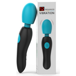 Kinksters Frequency Wand Massager Δονητής Μασάζ Μπλε Μαύρος