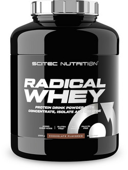 Scitec Nutrition Radical Whey Chocolate Πρωτεΐνη Ορού Γάλακτος Χωρίς Γλουτένη 2kg