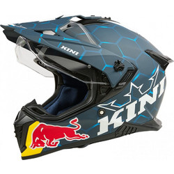 Oneal Kini Red Bull 2.0 Blue White Κράνος Μηχανής On / Off
