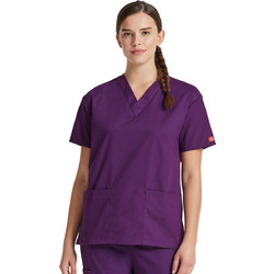 Dickies Signature Γυναικεία Ιατρική Μπλούζα Μωβ