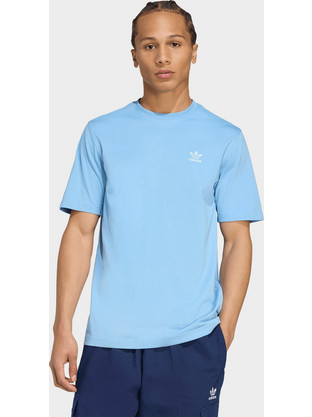 Adidas Originals Trefoil Ανδρικό Αθλητικό T-Shirt Γαλάζιο JV5939