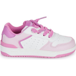 Geox Washiba Παιδικά Sneakers Λευκά Ροζ Φούξια J36HXD054FUC0808