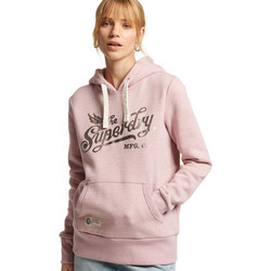 Superdry Γυναικείο Αθλητικό Φούτερ με Κουκούλα Nude W2011322A-MKE