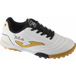 Joma Toledo 2502 TF TOJW2502TF Παιδικά Ποδοσφαιρικά Παπούτσια με Σχάρα Λευκά Χρυσά