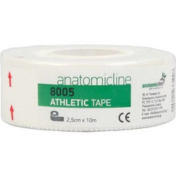 Anatomic Line 8005 Ταινία Κινησιολογίας 2.5cm x 10m Λευκή 1τμχ